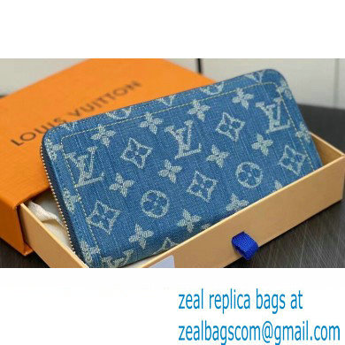 Louis Vuitton Monogram Denim Zippy Wallet M82958 2024 - Click Image to Close