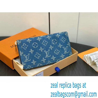 Louis Vuitton Monogram Denim Zippy Wallet M82958 2024 - Click Image to Close