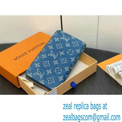 Louis Vuitton Monogram Denim Zippy Wallet M82958 2024 - Click Image to Close