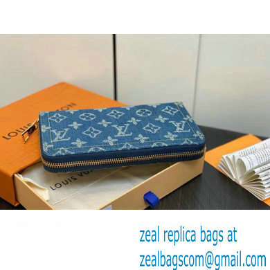 Louis Vuitton Monogram Denim Zippy Wallet M82958 2024 - Click Image to Close