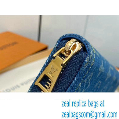 Louis Vuitton Monogram Denim Zippy Wallet M82958 2024 - Click Image to Close