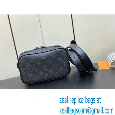 Louis Vuitton Monogram Eclipse Canvas Nano Alpha Bag M82542 2023