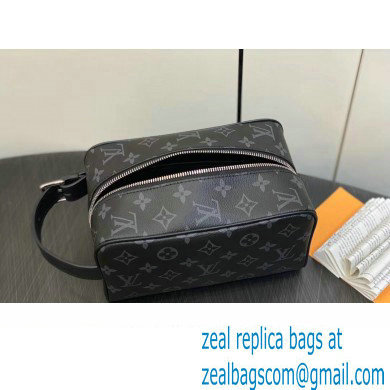 Louis Vuitton Monogram Eclipse canvas Locker Dopp Kit Bag M83113 2024