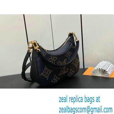 Louis Vuitton Monogram Empreinte Bagatelle Bag M46735 Studs Black 2023 - Click Image to Close