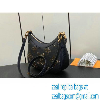 Louis Vuitton Monogram Empreinte Bagatelle Bag M46735 Studs Black 2023 - Click Image to Close