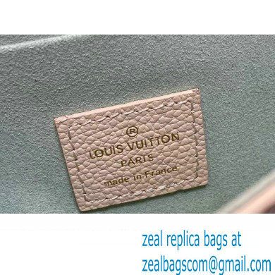 Louis Vuitton Monogram Empreinte Felicie Pochette Bag M83025 White/Green 2024