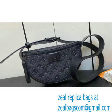 Louis Vuitton Monogram Empreinte LV Moon Crossbody Bag M23835 Black 2023 - Click Image to Close