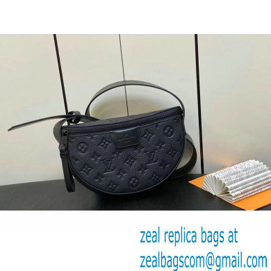 Louis Vuitton Monogram Empreinte LV Moon Crossbody Bag M23835 Black 2023 - Click Image to Close