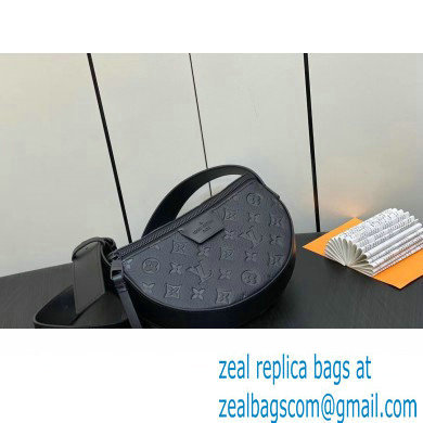 Louis Vuitton Monogram Empreinte LV Moon Crossbody Bag M23835 Black 2023