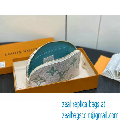 Louis Vuitton Monogram Empreinte Leather Cosmetic Pouch Bag M24378 Green - Click Image to Close