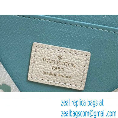 Louis Vuitton Monogram Empreinte Leather Cosmetic Pouch Bag M24378 Green - Click Image to Close