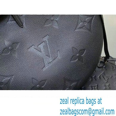 Louis Vuitton Monogram Empreinte Leather Loop Hobo Bag M46725 Black 2023