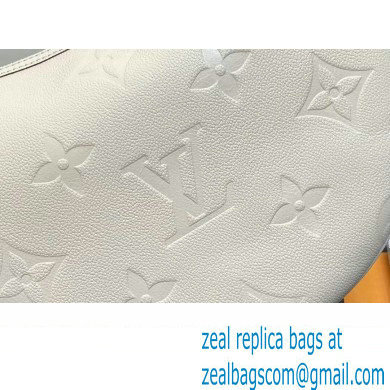 Louis Vuitton Monogram Empreinte Leather Loop Hobo Bag M46739 Cream 2023