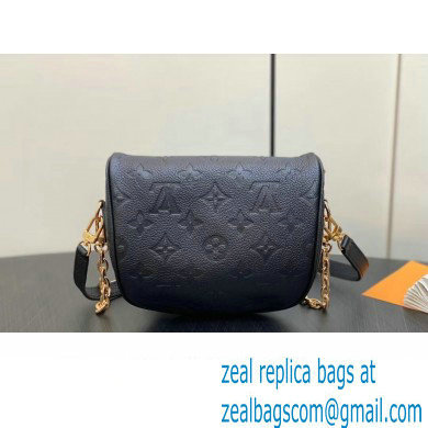 Louis Vuitton Monogram Empreinte Mini Bumbag M46917 Black 2024 - Click Image to Close