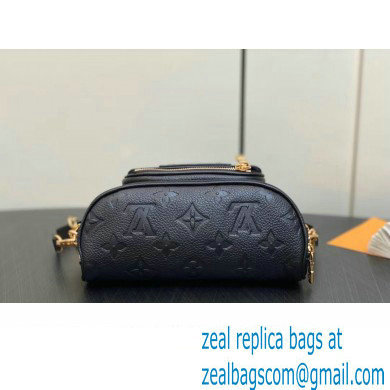 Louis Vuitton Monogram Empreinte Mini Bumbag M46917 Black 2024 - Click Image to Close