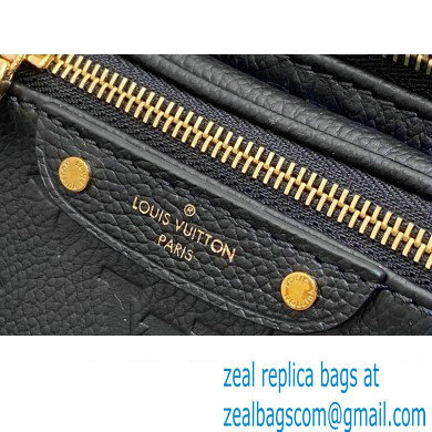 Louis Vuitton Monogram Empreinte Mini Bumbag M46917 Black 2024