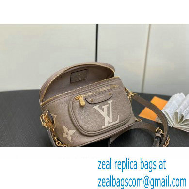 Louis Vuitton Monogram Empreinte Mini Bumbag M83219 Tourterelle Beige / Cream 2024 - Click Image to Close