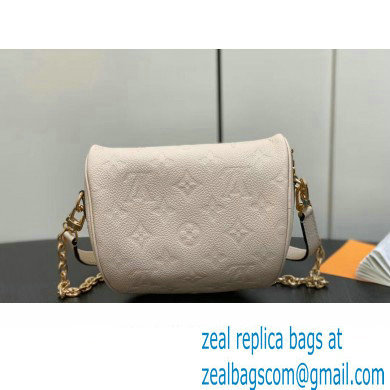 Louis Vuitton Monogram Empreinte Mini Bumbag M83275 Cream 2024