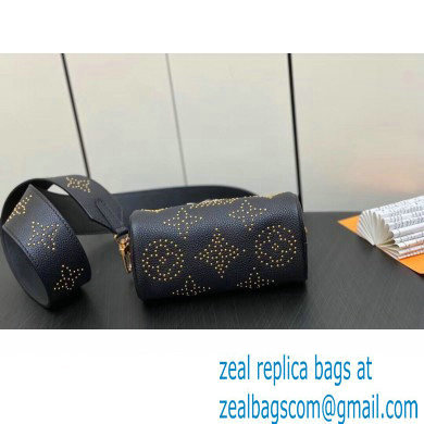 Louis Vuitton Monogram Empreinte Nano Speedy Bag M46745 Studs Black 2023