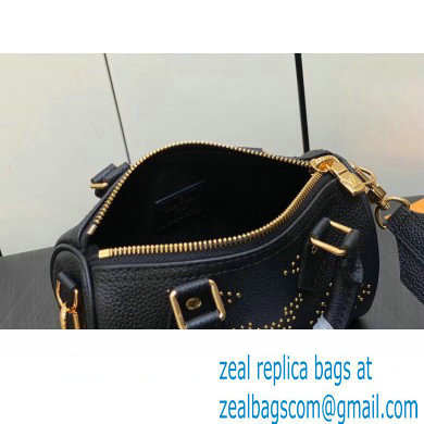 Louis Vuitton Monogram Empreinte Nano Speedy Bag M46745 Studs Black 2023 - Click Image to Close