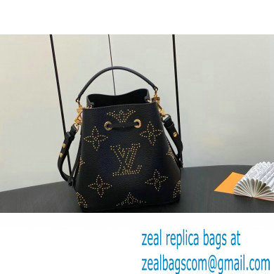 Louis Vuitton Monogram Empreinte Neonoe BB Bag M46734 Studs Black 2023 - Click Image to Close