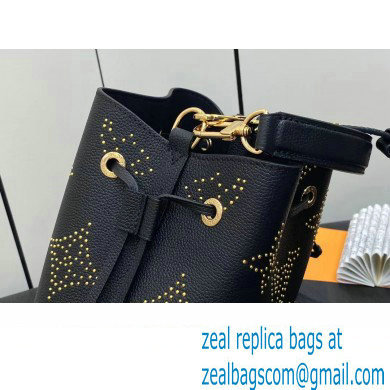 Louis Vuitton Monogram Empreinte Neonoe BB Bag M46734 Studs Black 2023 - Click Image to Close