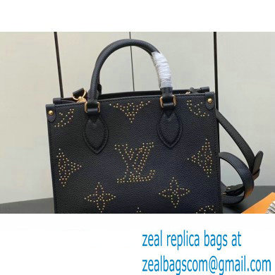 Louis Vuitton Monogram Empreinte OnTheGo PM Bag M46733 Studs Black 2023