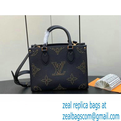 Louis Vuitton Monogram Empreinte OnTheGo PM Bag M46733 Studs Black 2023