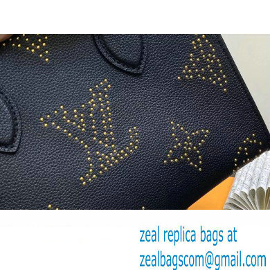 Louis Vuitton Monogram Empreinte OnTheGo PM Bag M46733 Studs Black 2023