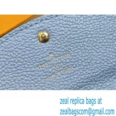 Louis Vuitton Monogram Empreinte Rosalie Coin Purse M83231 Blue Hour 2024