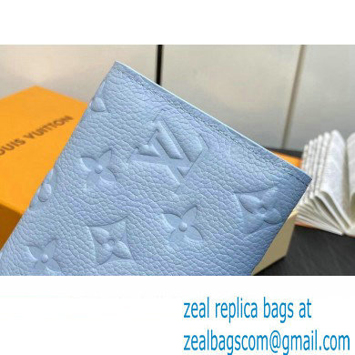 Louis Vuitton Monogram Empreinte Victorine Wallet M83271 Blue Hour 2024 - Click Image to Close