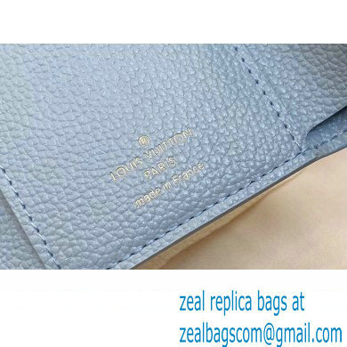 Louis Vuitton Monogram Empreinte Victorine Wallet M83271 Blue Hour 2024