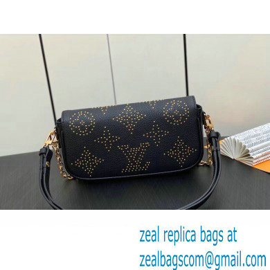 Louis Vuitton Monogram Empreinte Wallet on Chain Ivy Bag M82653 Studs Black 2023 - Click Image to Close