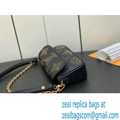 Louis Vuitton Monogram Empreinte Wallet on Chain Ivy Bag M82653 Studs Black 2023