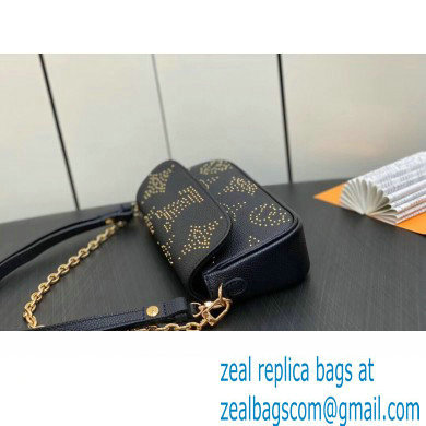 Louis Vuitton Monogram Empreinte Wallet on Chain Ivy Bag M82653 Studs Black 2023 - Click Image to Close