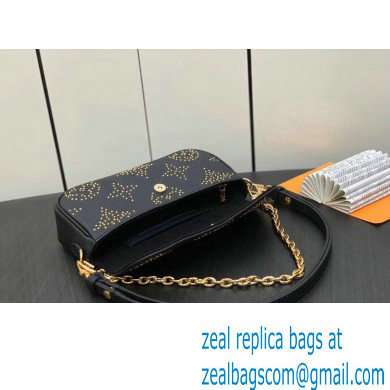 Louis Vuitton Monogram Empreinte Wallet on Chain Ivy Bag M82653 Studs Black 2023 - Click Image to Close