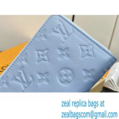 Louis Vuitton Monogram Empreinte Zippy Wallet M83225 Blue Hour 2024 - Click Image to Close