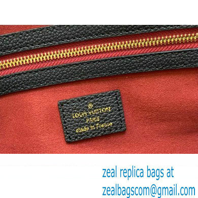 Louis Vuitton Monogram Empreinte leather Keepall Bandouliere 45 Bag M46670 Black 2023