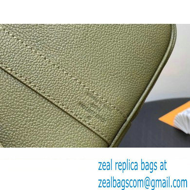 Louis Vuitton Monogram Empreinte leather Keepall Bandouliere 45 Bag M46671 Kaki 2023