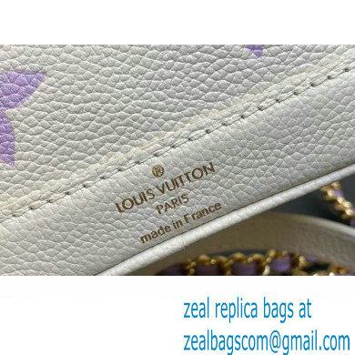 Louis Vuitton Monogram Empreinte leather Nano Noe Bag M82933 creamy/Purple 2024 - Click Image to Close