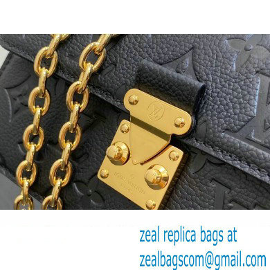 Louis Vuitton Monogram Empreinte leather Wallet On Chain Metis Bag M82637 Black 2023 - Click Image to Close