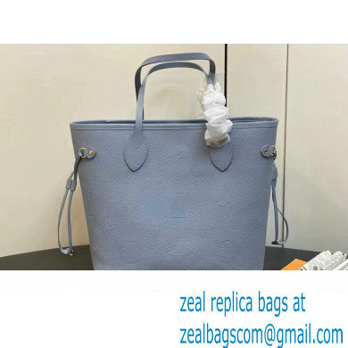 Louis Vuitton Monogram Empriente leather Neverfull MM Bag M46482 Blue Hour 2024