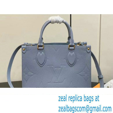 Louis Vuitton Monogram Empriente leather OnTheGo PM Tote Bag M46840 Blue Hour 2024