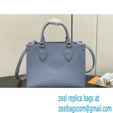 Louis Vuitton Monogram Empriente leather OnTheGo PM Tote Bag M46840 Blue Hour 2024 - Click Image to Close