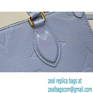 Louis Vuitton Monogram Empriente leather OnTheGo PM Tote Bag M46840 Blue Hour 2024 - Click Image to Close