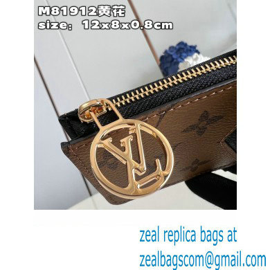 Louis Vuitton Monogram Reverse Canvas Romy Card Holder M81912