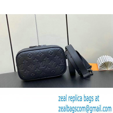 Louis Vuitton Monogram Shadow cowhide leather Nano Alpha Bag M82544 2023