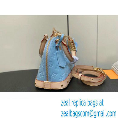 Louis Vuitton Monogram Vernis Alma BB Bag New LV Remix M24062 Sky 2024 - Click Image to Close