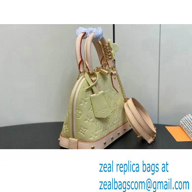 Louis Vuitton Monogram Vernis Alma BB Bag New LV Remix M24063 Chic and Yellow 2024 - Click Image to Close