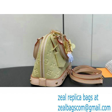 Louis Vuitton Monogram Vernis Alma BB Bag New LV Remix M24063 Chic and Yellow 2024 - Click Image to Close